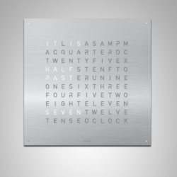 QLOCKTWO CLASSIC STAINLESS STEEL