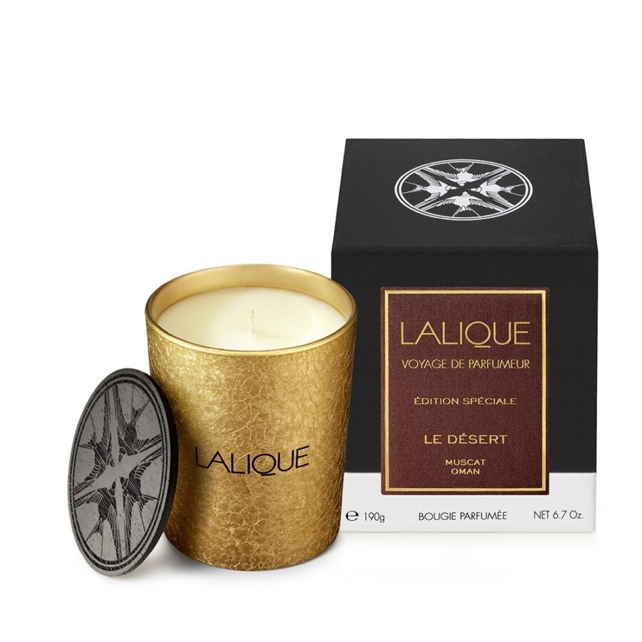 LALIQUE świeca perfumowana Le Desert 190 gr
