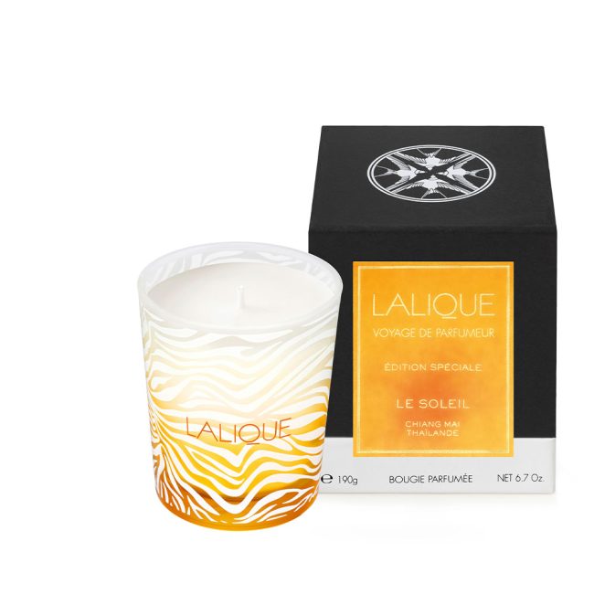 LALIQUE świeca perfumowana Le Soleil 190 gr
