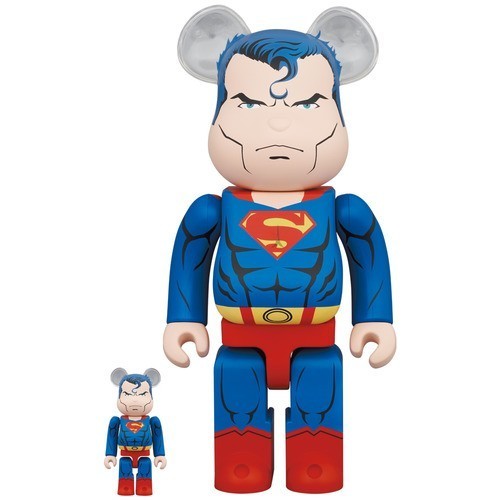 BE@RBRICK SUPERMAN (BATMAN: HUSH Ver.) 100% & 400%